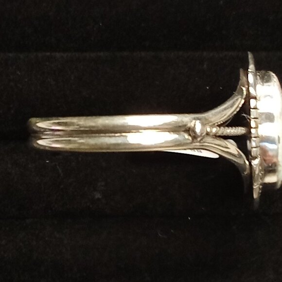 Navajo Handmade Dry Creek Turquoise Cuff Bracelet - Picture 2 of 8